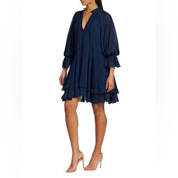 Alice + Olivia Joanne Handkerchief Dress Sz 8 - Picture 2 of 9